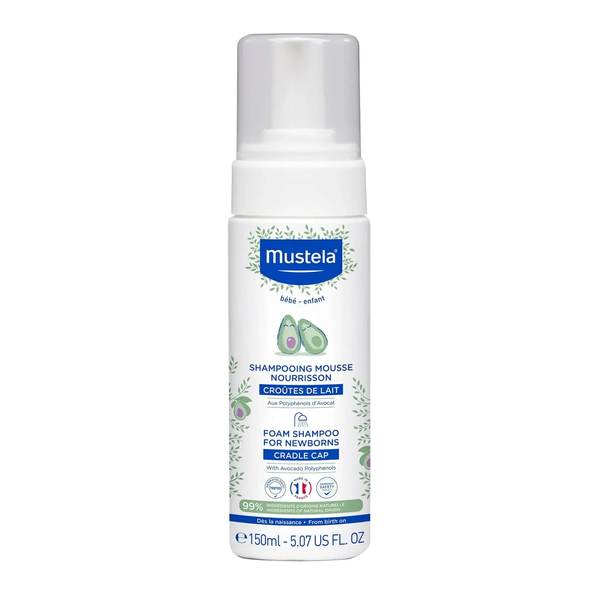 [3504105034405] MUSTELA SHAMPOOING MOUSSE NOURRISSON 150ML