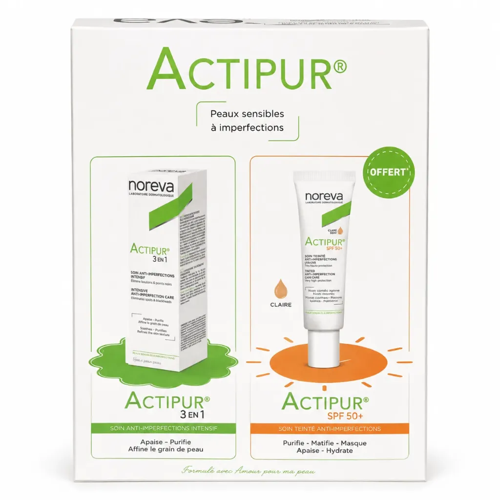 [3401562982945] NOREVA ACTIPUR 3EN1 SOIN ANTI-IMPERFECTIONS INTENSIF 30ML