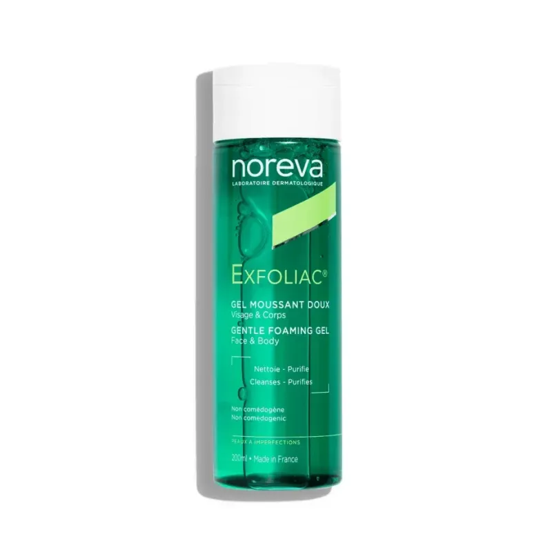 [3571940001640] NOREVA EXFOLIAC GEL MOUSSANT DOUX 200ML