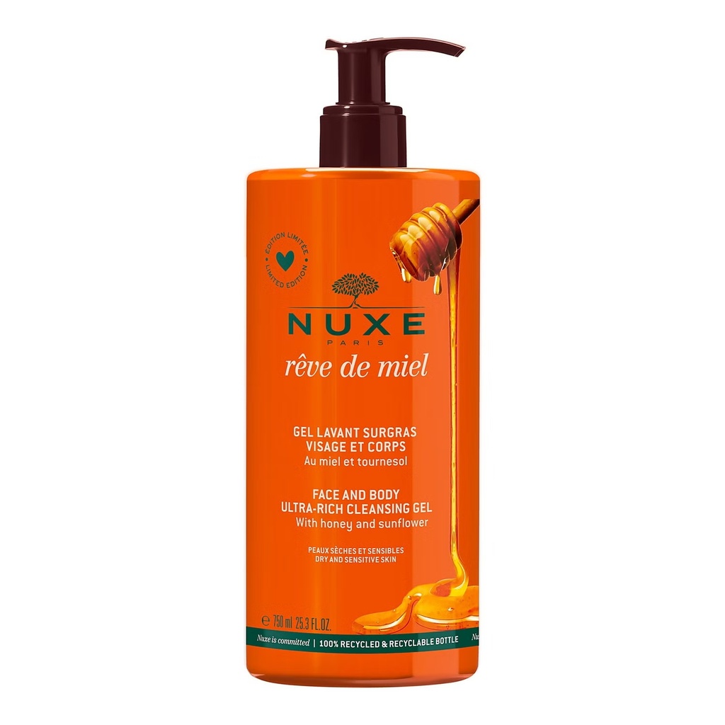 [3264680025891] NUXE REVE DE MIEL GEL LAVANT SURGRAS 750ML