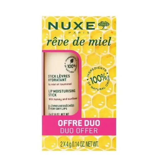 [3264680026225] NUXE REVE DE MIEL STICK LEVRES HYDRATANT 2*4G