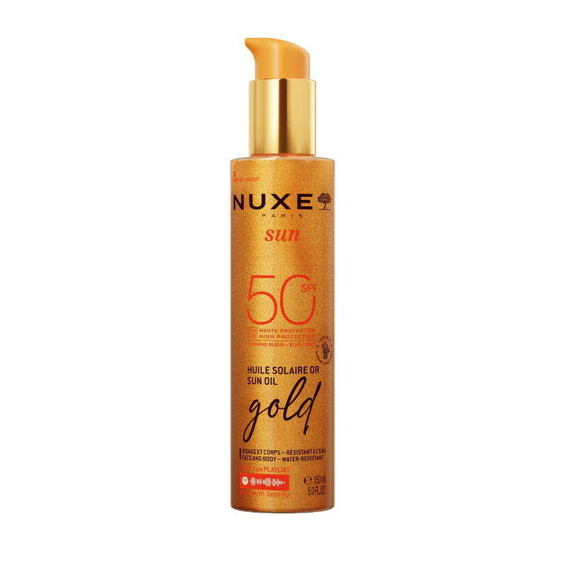 NUXE SUN HUILE SOLAIRE BRONZANTE OR SPF50 150ML