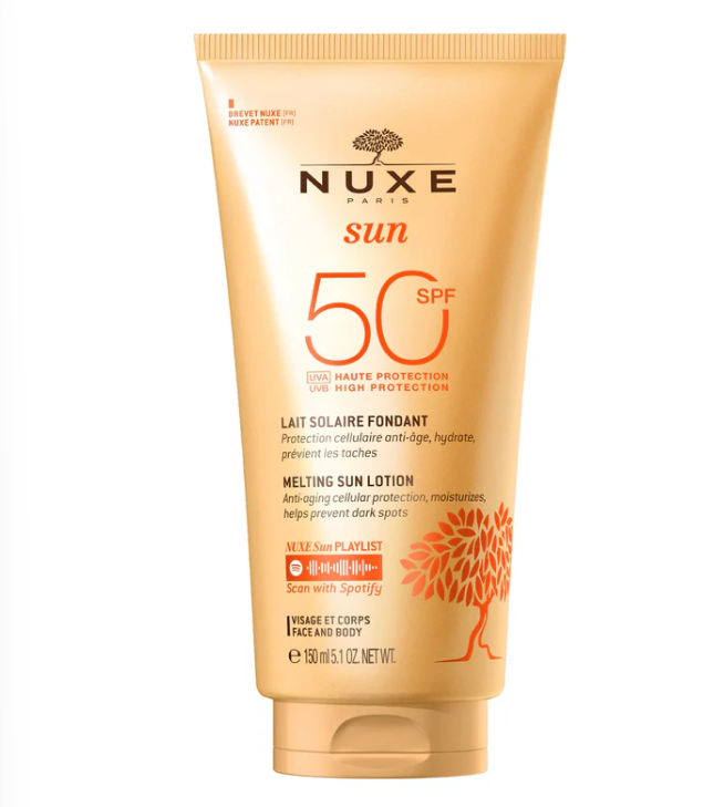 NUXE SUN LAIT SOLAIRE FONDANT SPF50+ 150ML