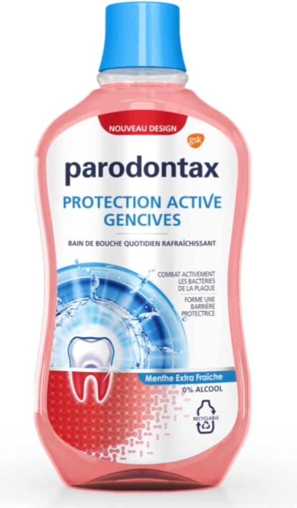 [6223013530287] PARODONTAX BAIN DE BOUCHE PROTECTION ACTIVE GENCIVES MENTHE EXTRA FRAICHE