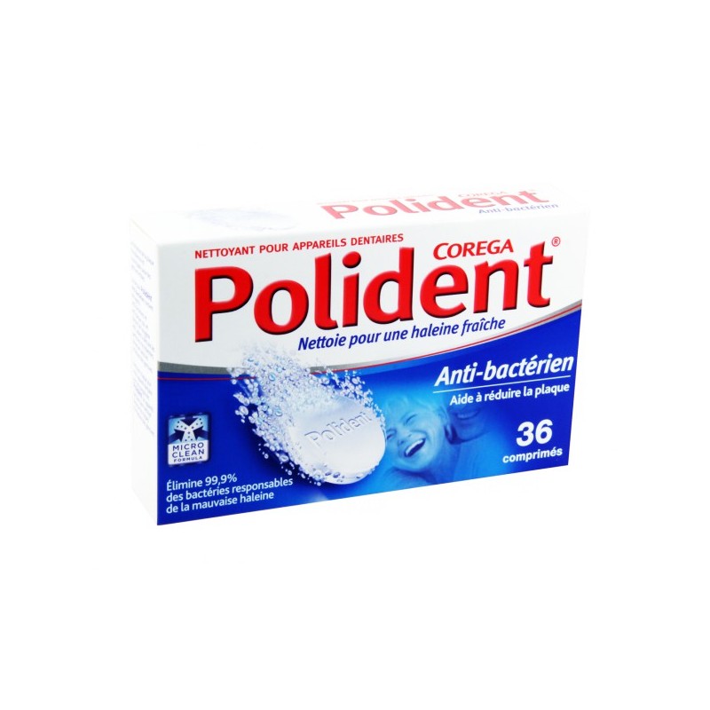 [3094905000743] PARODONTAX POLIDENT NETTOYANT PROTHESE DENTAIRE 36 COMPRIMES