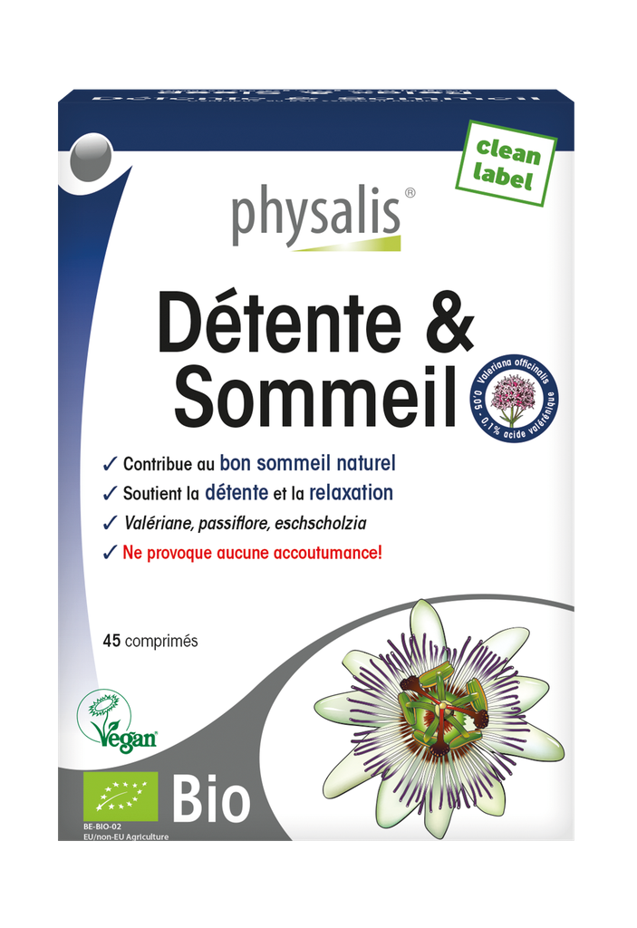 [5412360004386] PHYSALIS DETENTE ET SOMMEIL - 45 COMPRIMES