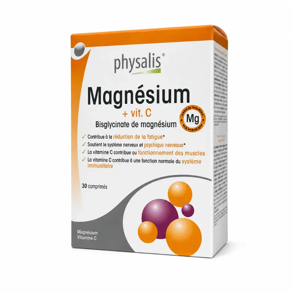 [5412360000210] PHYSALIS MAGNESIUM + VIT C - 30 COMPRIMES