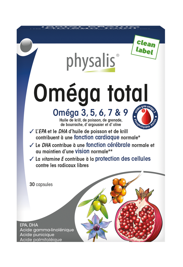 [5412360008896] PHYSALIS OMEGA TOTAL - 30 GELULES