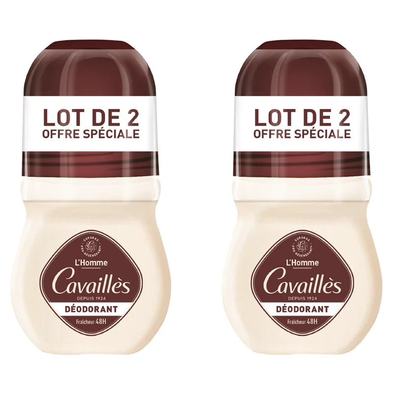 [3596490006839] ROGE CAVAILLES PACK L'HOMME DEODORANT 48H ROLL-ON 2*50ML