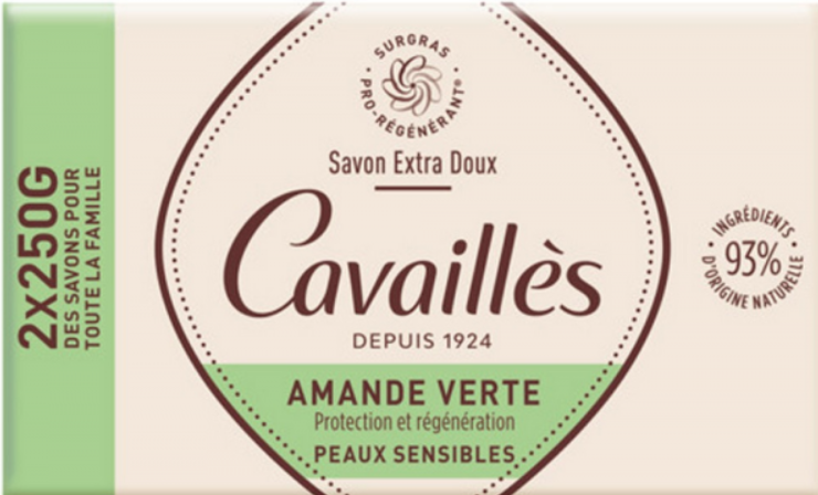 [3596490000691] ROGE CAVAILLES SAVON SURGRAS EXTRA DOUX AMANDE VERTE 2*250G
