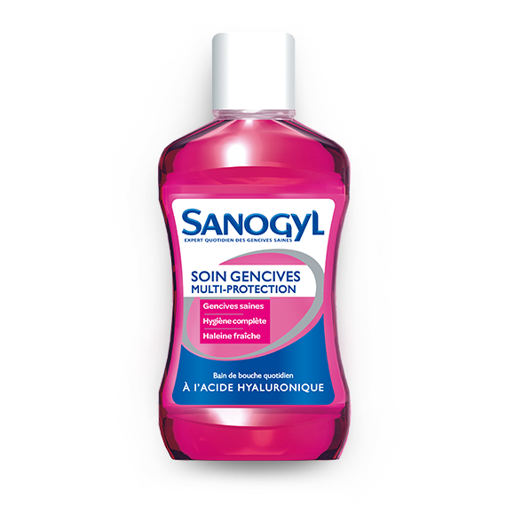 [3346029400702] SANOGYL BAIN BOUCHE SOIN GENCIVES MULTI-PROTECTION A L'ACIDE HYALURONIQUE 500ML