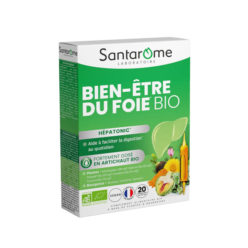 SANTAROME BIEN-ETRE DU FOIE BIO - 20*10ML