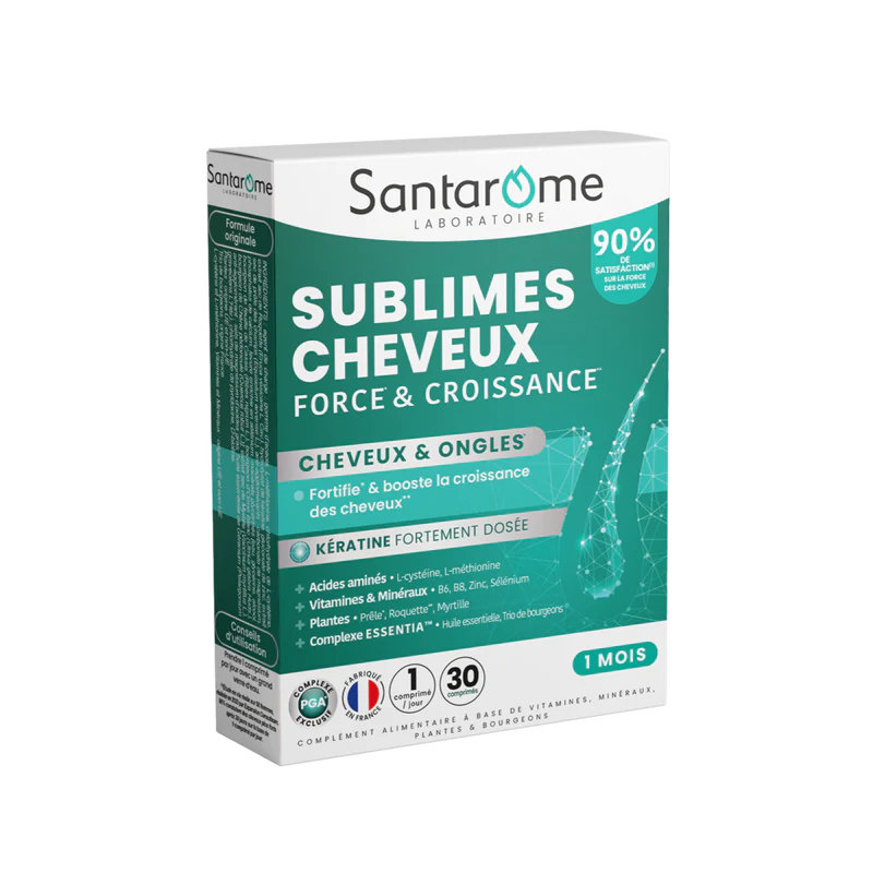 SANTAROME SUBLIMES CHEVEUX - 30 COMPRIMES