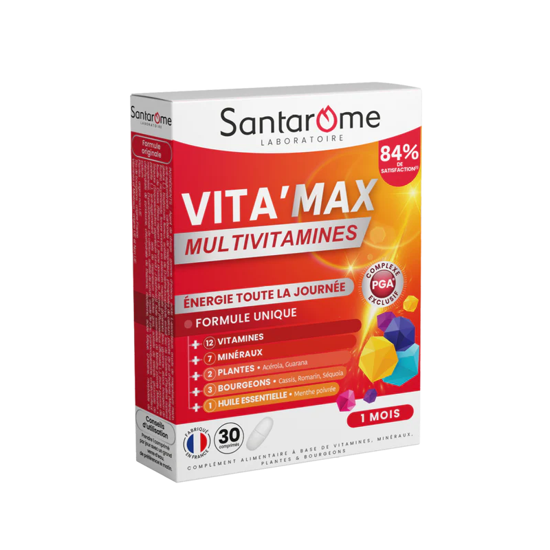 [3455540004327] SANTAROME VITA’MAX MULTIVITAMINES - 30 COMPRIMES