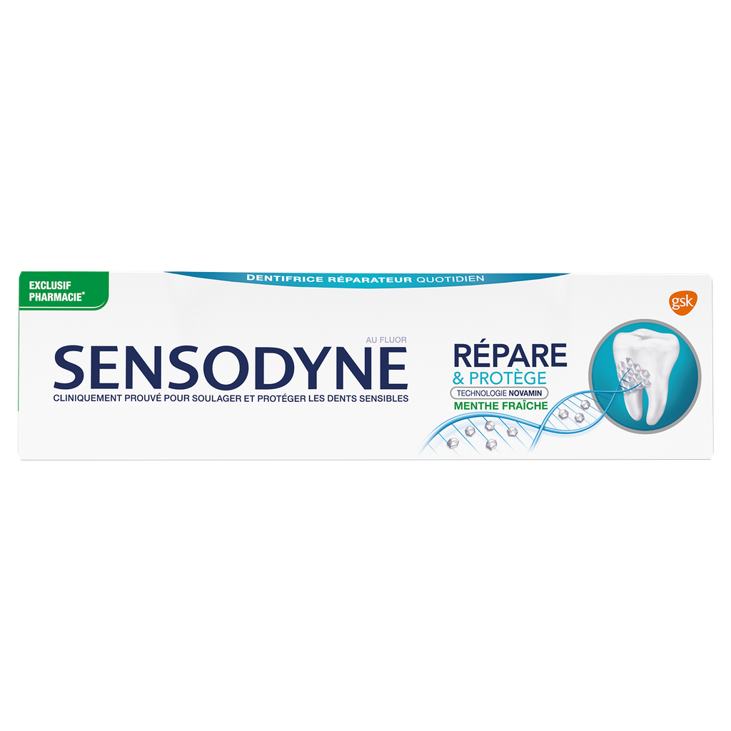 [6223013530379] SENSODYNE DENTIFRICE REPARE ET PROTEGE MENTHE 75ML