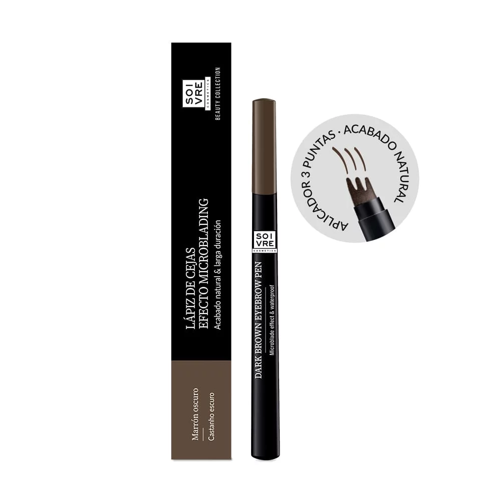 [8436536893809] SOIVRE CRAYON A SOURCILS MARRON FONCE 1.1ML