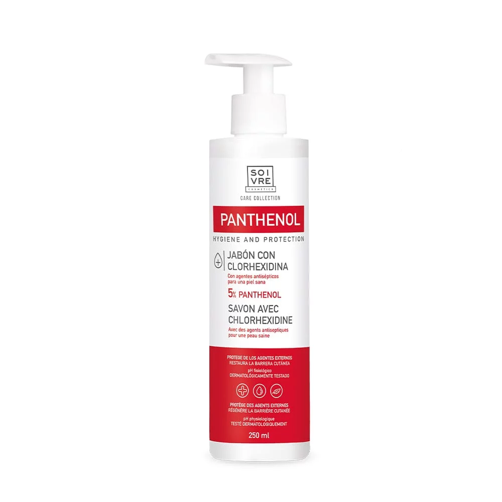 [8436536893229] SOIVRE PANTHENOL SAVON AVEC CHLORHEXIDINE 250ML