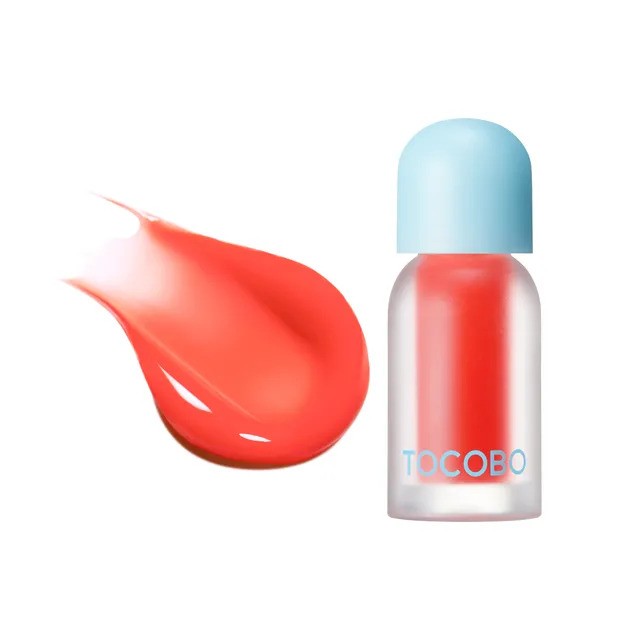 [8809835062076] TOCOBO JUICY BERRY PLUMPING LIP OIL 15 CORAL SODA 4G