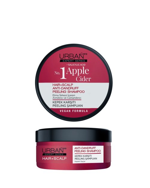 URBAN CARE APPLE CIDER ET SALICYLIC ACID N°1 HAIR+SCALP ANTI-DANDRUFF PEELING SHAMPOO 200ML