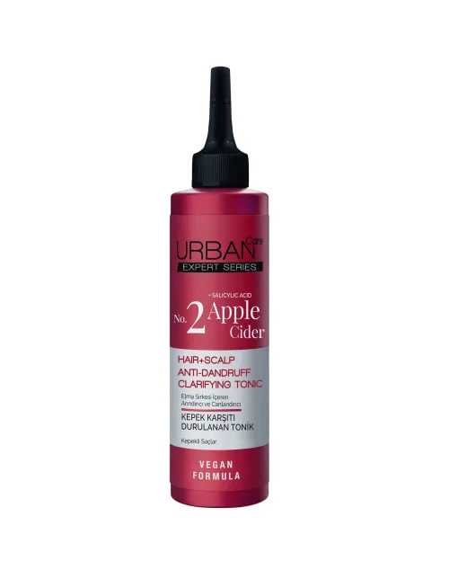 URBAN CARE APPLE CIDER ET SALICYLIC ACID N°2 HAIR+SCALP ANTI-DANDRUFF CLARIFYING TONIC 200ML