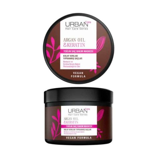 URBAN CARE ARGAN OIL ET KERATIN MASK POT 230ML