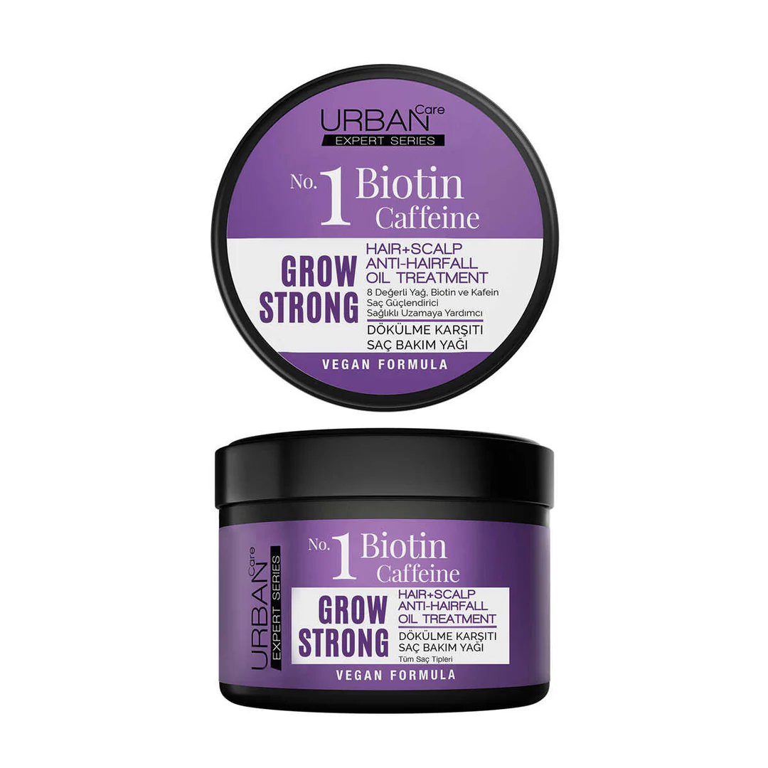URBAN CARE EXPERT BIOTIN ET CAFFEINE N°1 HAIR+SCALP ANTI-HAIRFALL OIL TREATMENT 240ML