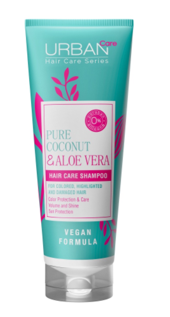 URBAN CARE PURE COCONUT ET ALOE VERA SHAMPOO 250ML