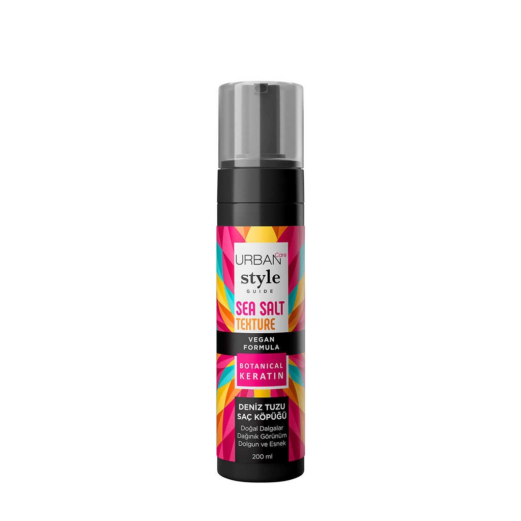 URBAN CARE STYLE GUIDE SEA SALT TEXTURE HAIR MOUSSE 200ML