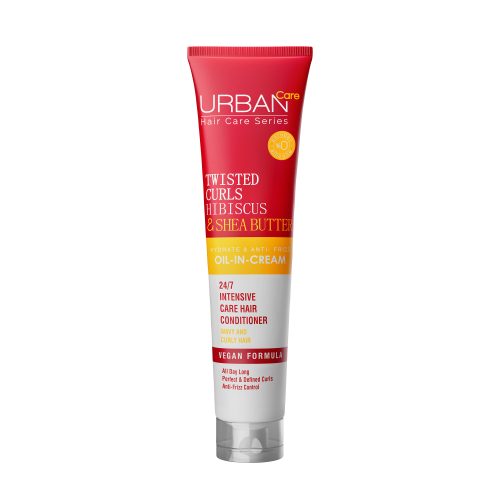 URBAN CARE TWISTED CURLS HIBISCUS ET SHEA BUTTER OIL-IN-CREAM 175ML