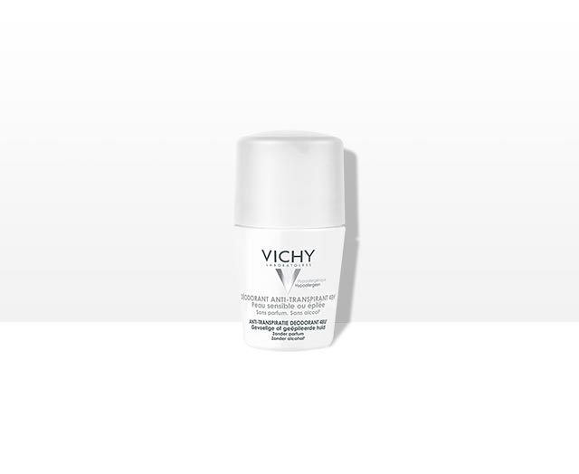 [3337871320324] VICHY DEODORANT 48H  ANTI-TRANSPIRANT APAISANT PEAU SENSIBLE OU EPILEE ROLL-ON 50ML