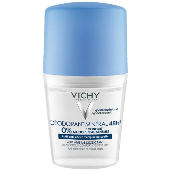 [3337875553278] VICHY DEODORANT MINERAL 48H MgO ROLL-ON 50ML
