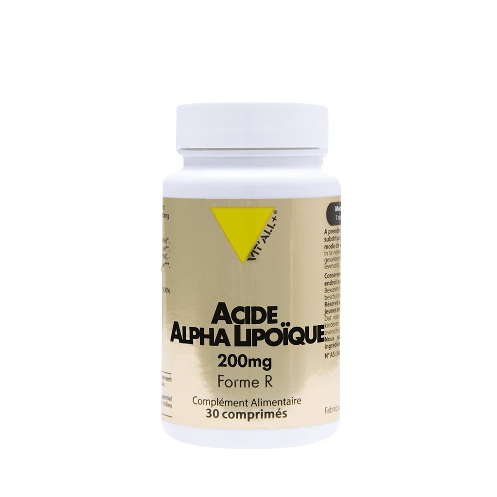 [3700195678240] VITALL+ ACIDE ALPHA LIPOIQUE 200MG - 30 COMPRIMES