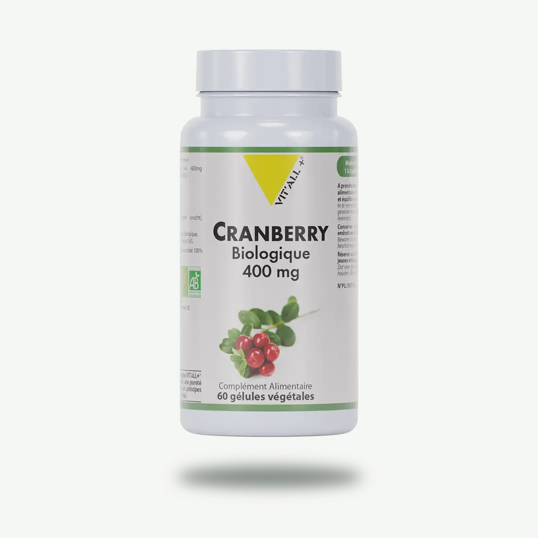 [3700195662355] VITALL+ CRANBERRY BIO 400MG - 30 GELULES