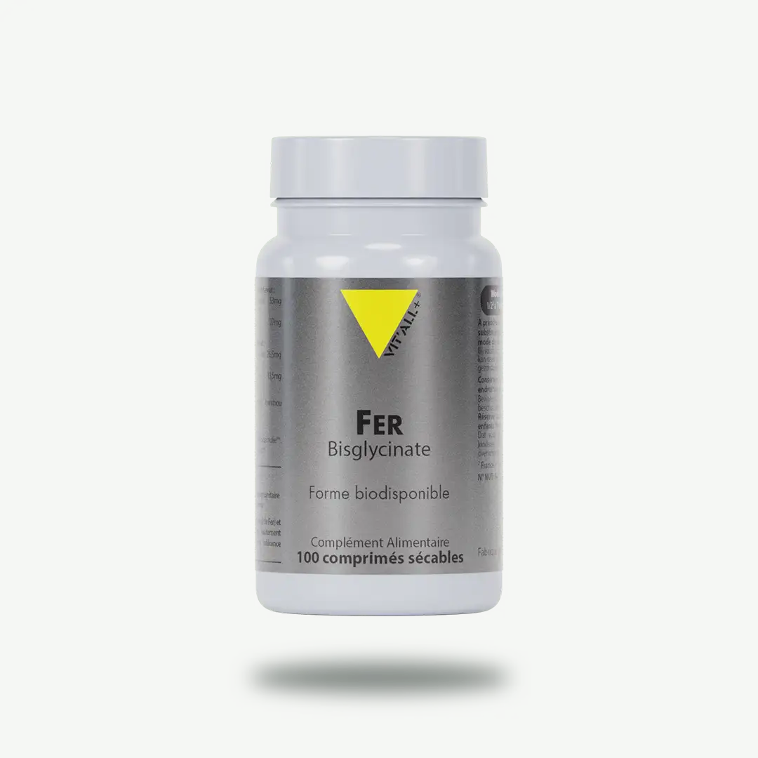 [3700195661334] VITALL+ FER BISGLYCINATE - 100 COMPRIMES