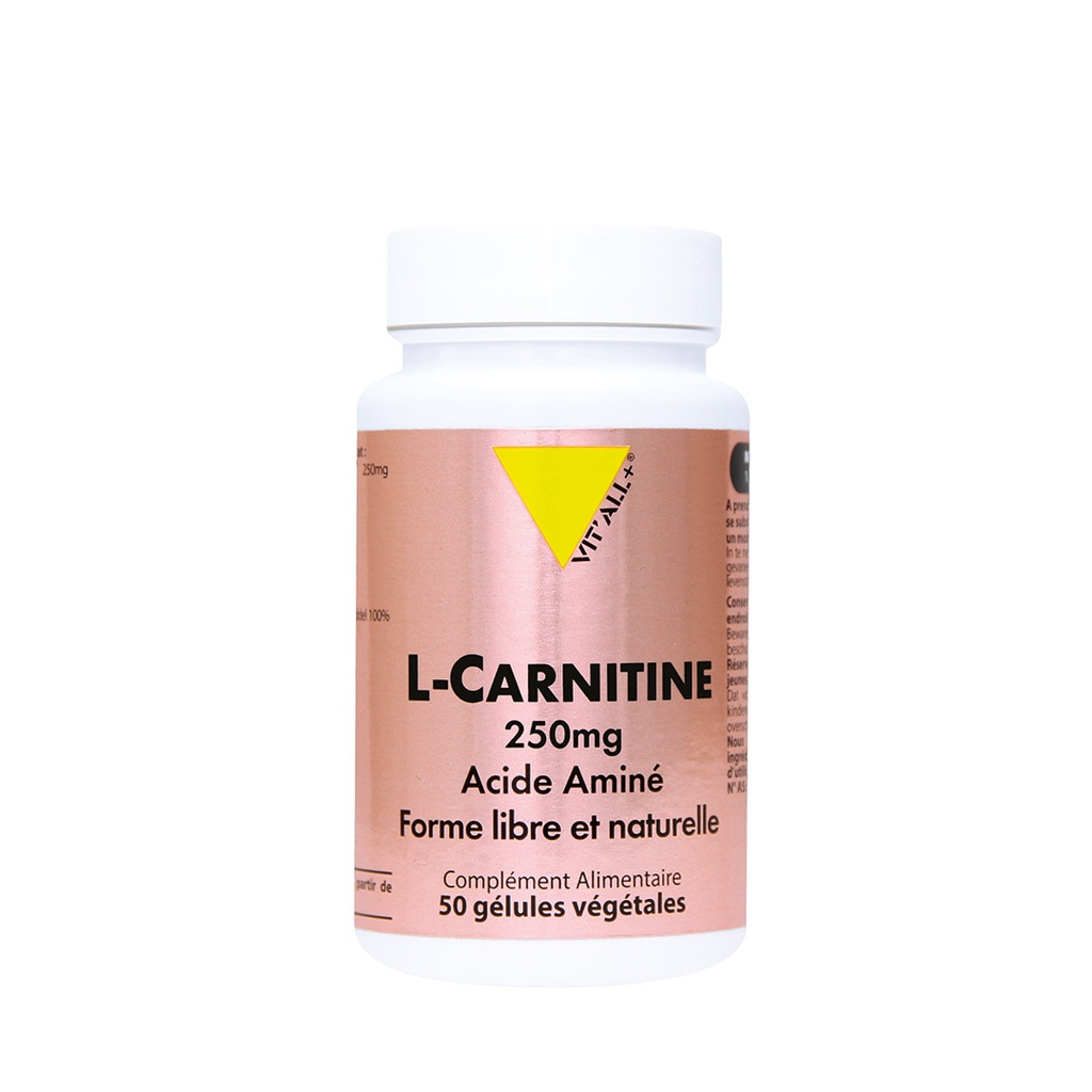 [3700195660641] VITALL+ L-CARNITINE 250MG - 50 GELULES