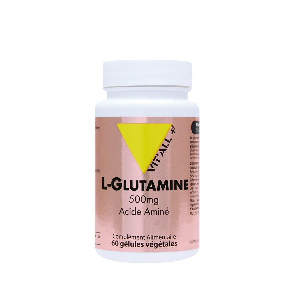 [3700195661396] VITALL+ L-GLUTAMINE 500MG - 60 GELULES