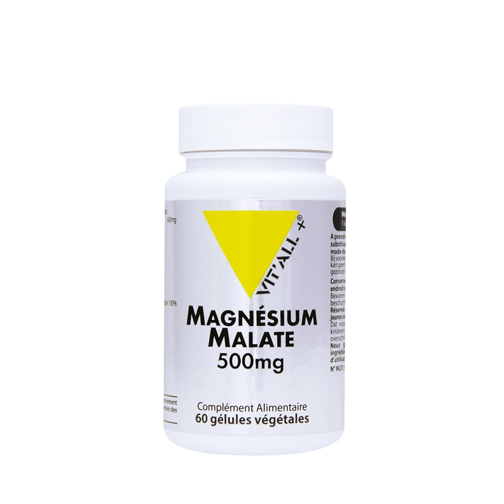 [3700195677069] VITALL+ MAGNESIUM MALATE 500MG - 60 GELULES