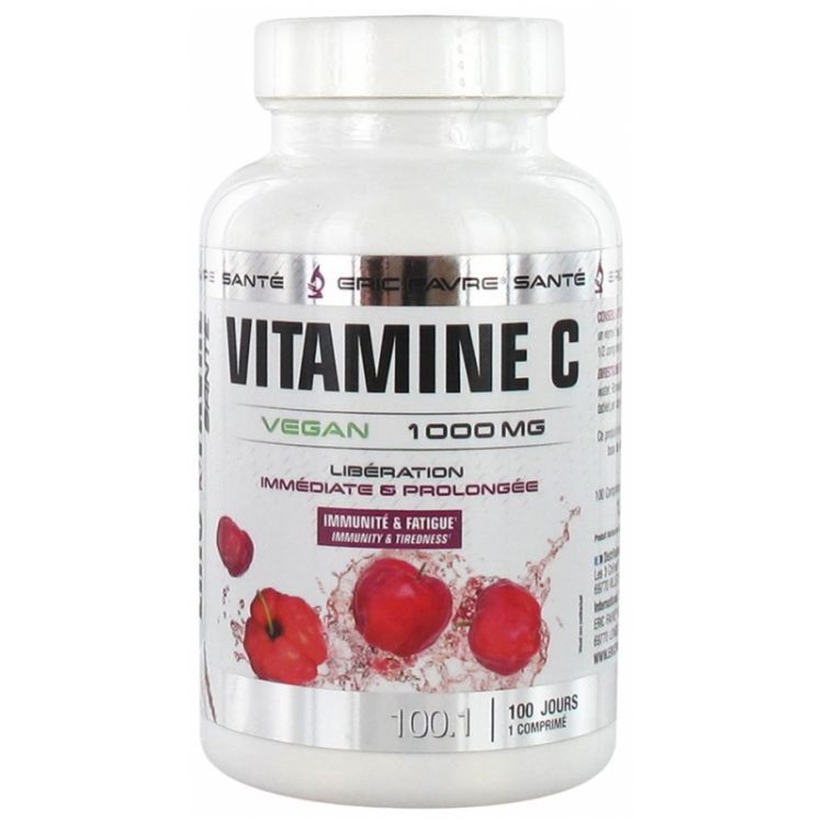 [3760162602876] ERIC FAVRE VITAMINE C VEGAN - 100 COMPRIMES