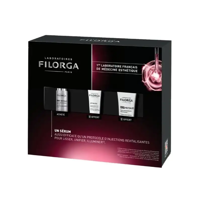 [1604000400602] FILORGA COFFRET NCEF-REVITALIZE SERUM+NCEF-REVITALIZE CREME+OPTIM-EYES