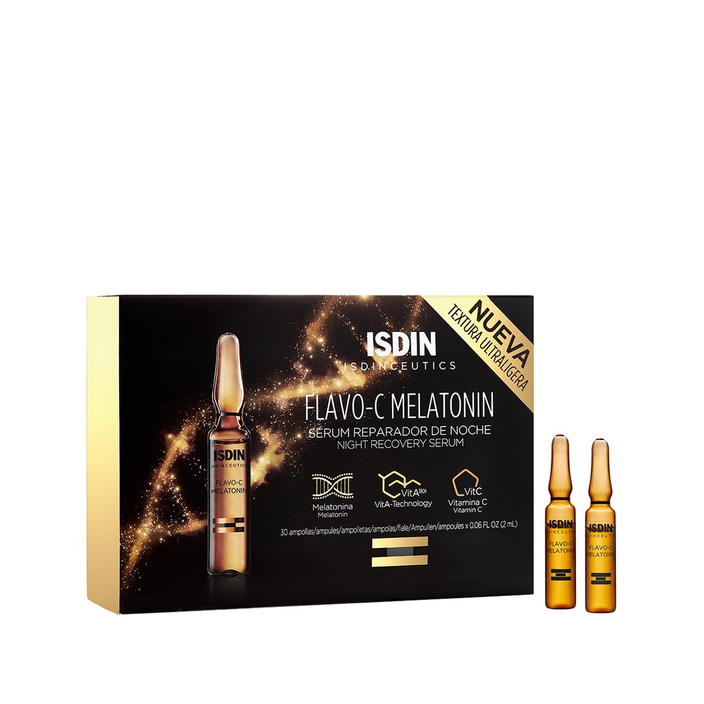 [8429420138346] ISDIN CEUTICS FLAVO-C MELATONIN NUIT 10 AMPOULES