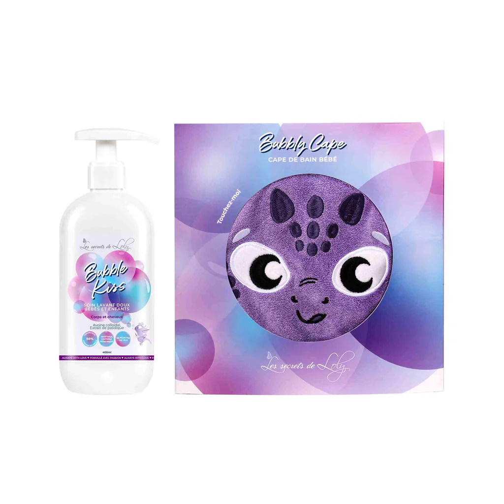 LES SECRETS DE LOLY BUBBLE KISS SOIN LAVANT DOUX BEBES ET ENFANTS 400ML