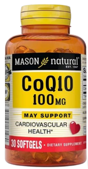 MASON NATURAL CoQ10 100MG 30 SOFTGELS
