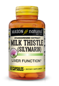MASON NATURAL MILK THISTLE SILYMARIN 60 CAPSULES