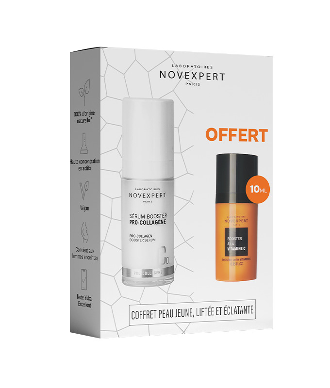 [3661467002838] NOVEXPERT PACK BOOSTER PRO COLLAGENE 30ML + MINI BOOSTER VITAMINE C 10ML OFFERT