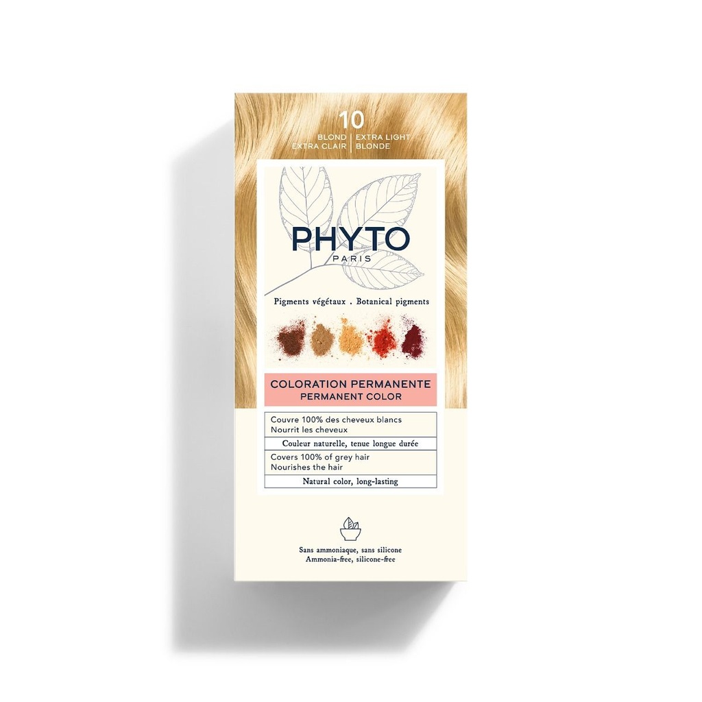 PHYTO COLOR KIT COLORATION N°10 BLOND EXTRA CLAIR