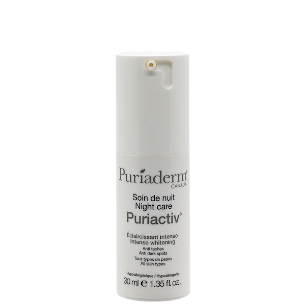 [818118510010] PURIADERM PURIACTIV SOIN DE NUIT ECLAIRCISSANT 30ML