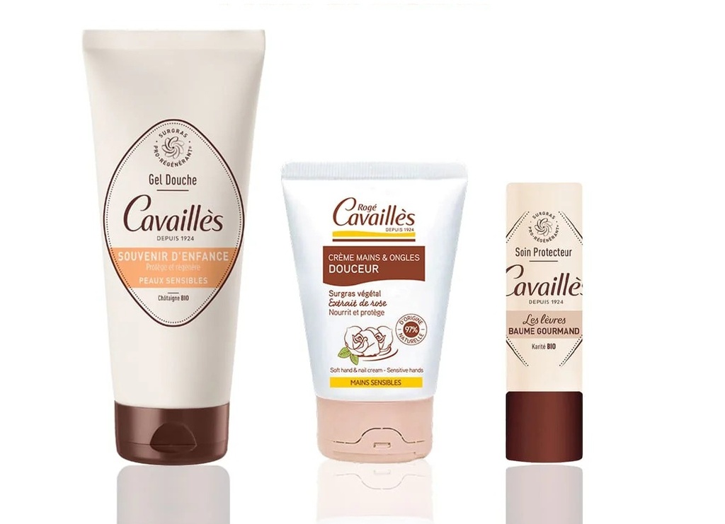 [9793805279320] ROGE CAVAILLES PACK GEL DOUCHE + BEURRE FONDANT + CREME MAINS DOUCEUR