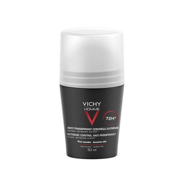 [3337871320362] VICHY HOMME DEODORANT 72H ANTI-TRANSPIRANT CONTROLE EXTREME ROLL-ON 50ML