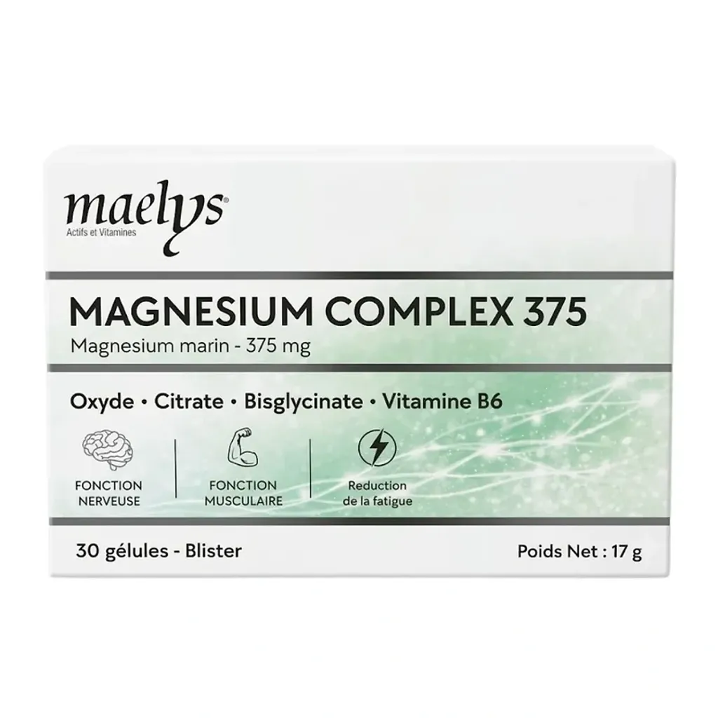 [796554054261] MAELYS MAGNESIUM COMPLEX 375 30 GELULES