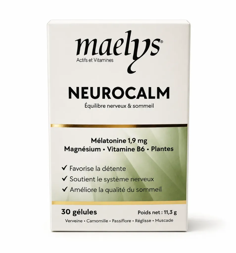 [796554054254] MAELYS NEUROCALM MELATONINE 1,9MG 30 GELULES